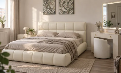 Tetra Schlafzimmer-Set in Creme – Wohnbeispiel